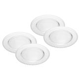 Kit 4 Sousplat em Cristal Pearl Clear 31,5cm - Wolff