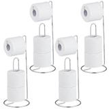 Kit 4 Suporte Chão Porta Rolo Papel Higiênico Banheiro Lavab - Passerini