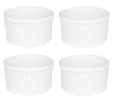 Kit 4 Tigelas Ramequim 180mL Branca Cookware Oxford