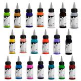 Kit 4 Tintas Electric Ink 30ml Tatuagem Tattoo Set Iniciante