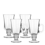Kit 4 Xícaras Taça Caneca De Vidro Para Capuccino Café 240ml - Cok