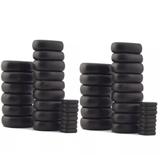 Kit 46 Pedras Basálticas Terapeuticas Vulcânicas p/Massagem e Relaxamento na Shoppstore - Estek