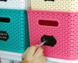Kit 5 Caixas Organizadoras Rattan 15l Identificador Apagavel - Plasnorthon
