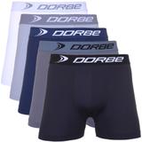 Kit 5 Cuecas Boxer Microfibra Plus Size Dorbe