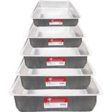 Kit 5 Formas Altas Quadradas Sem Emendas para Bolos - Caparroz