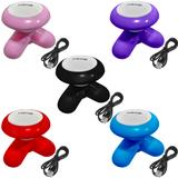Kit 5 Mini Massageadores Mimo Massager XY3199 Portátil USB Pilha Cores Sortidas