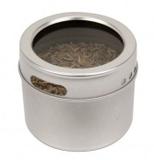 Kit 5 Pote Tempero Inox Magnético Imã Geladeira Casa - Pote imã