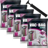 Kit 5 Sacos a Vacuo VAC BAG HANG BAG Cabide 70X120CM + Bomba - Ordene