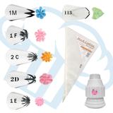 Kit 6 Bicos Sem Emendas Wilton Com 50 Mangas Descartáveis
