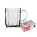 Kit 6 caneca xicara de vidro taca cappucino tokyo para cafe chocolate dolce gusto coffe 265ml - Gimp