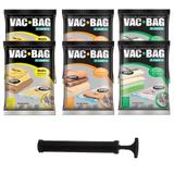 Kit 6 Saco a Vácuo Vac Bag Ordene 1 Bomba