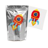 Kit 8 Sacolinhas C/Papel Transfer Lembrancinha Astronauta - Cromus