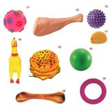 Kit 9 Mordedor Brinquedos De Borracha P/ Cães Cachorro - Pet - Art pet