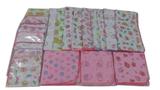 Kit 9 Pano de boca 9 Fraldas de pano 3 Cueiros para menina - Dugu