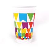Kit 90 Copos Plástico Festa Junina 300ml - O Melhor - Aluá festas