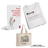 KIT A bruxa não vai para a fogueira neste livro - Livro + Camiseta Verbete Branca - BRINDE Ecobag Ler é tão bom Emoticon - Editora leya