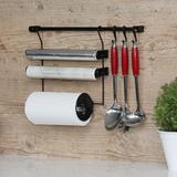 Kit A Requinte Master Barra Suspensa Porta Rolos Ganchos - Metaltru