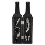 Kit Abridor Tampa De Vinho 5 Peças Garrafa Emborrachada - Hypem