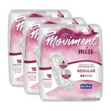 Kit Absorvente para Incontinência Moviment Miss Regular - 48 Unidades