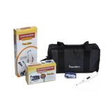 Kit Acadêmico Premium Estetoscópio Rappaport + Termômetro Digital - Rosa