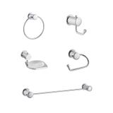 Kit Acessórios para Banheiro com 5 peças Meber Domus 500 C 40 Cromado - Meber metais