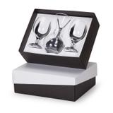 Kit Acessórios para bebidas com decanter e 2 taças - Shop quality