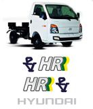 Kit Adesivos Caminhão Hyundai Hr Ev Capô + Lateral Resinado - Sportinox