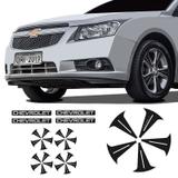 Kit Adesivos De Roda Cruze Acessório Fibra De Carbono Preto - Sportinox