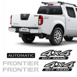 Kit Adesivos Nissan Frontier 4x4 Off Road Automatic Escovado - Sportinox