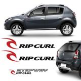 Kit Adesivos Sandero Stepway Rip Curl 2012 Traseiro + Lateral - Sportinox
