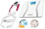 Kit Adipômetro clínico Prime Med + Balança digital 9 funções com trena e software avaliação física