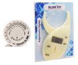 Kit Adipômetro Digital e Trena com Cálculo de IMC para Avaliação Física SLIM FIT
