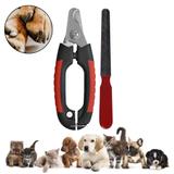 Kit alicate tesoura para unha + lixa de unha pet cão e gato - Werster