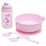 Kit Alimentação 4 peças Rosa - Lolly