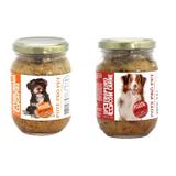 Kit Alimento 100 Natural Úmido Sem Conservantes Cães 2 un Pote Pró Pet 230g Galinhada e Carne Ração - Pote pro pet