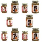 Kit Alimento 100 Natural Úmido Sem Conservantes Cão 10 Pote Pró Pet 230g Carne 535g Galinhada Ração - Pote pro pet