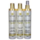 Kit Alinhamento Capilar Hidratação para Cabelo Liso Lonuy - Lonuy kosmetic