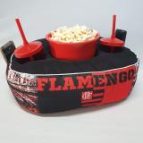 Kit Almofada Com Porta Pipoca 1 Balde + 2 Copos Flamengo 3 - Maria dos reis