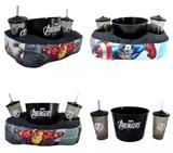 Kit Almofada Porta Pipoca Copos Avengers Marvel Vingadores - Zona criativa
