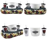 Kit Almofada Porta Pipoca Copos Game Of Thrones Promocao - Zona criativa