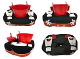 Kit Almofada Porta Pipoca Copos Guardanapos Mickey Duplo - Mabruke