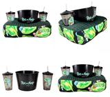 Kit Almofada Porta Pipoca Copos Rick E Morty Promocao - Zona criativa