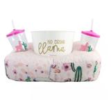 Kit almofada porta pipoca drama lhama - Zona criativa