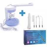 Kit Alta Frequência Portátil Bivolt + Vapor De Ozônio 110V - Kit estético