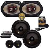 Kit Alto-falante Bravox CS60BK 6" + B3X57X 5x7" 230W RMS + PRESENTE