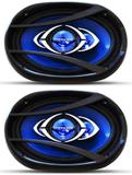 Kit Alto Falante Hurricane Quadriaxial CM69" Polegadas 180W RMS 4 Ohms