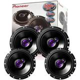 Kit Alto Falante Pioneer Triaxial 6x6 4 Peças 200w Rms