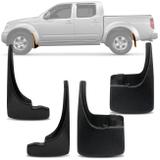 Kit Apara Barro Lameira Protetor Frontier SEL 2008 A 2016 Preto 4 Peças - Metalplast