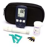 Kit Aparelho de Glicemia + 110 Tiras + 110 Lancetas G-TECH