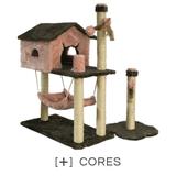 Kit Arranhador Casinha com Rede + Torre Stanley Petite Sofie
